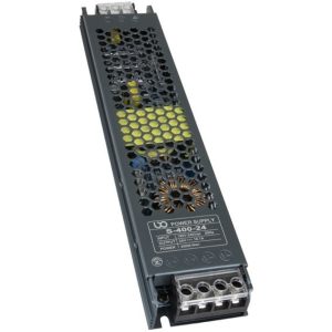 منبع تغذیه سویچینگ مشکی 12V 400W SLIM LXO